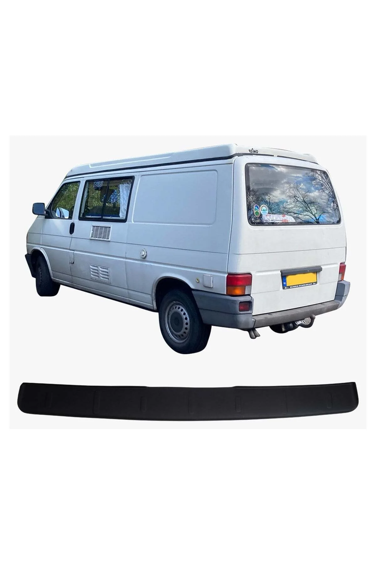 Volkswagen Transporter T4 1995-2003 Uyumlu Arka Tampon Eşiği Koruma ABS Mat Siyah Volkswagen Transporter T4 1995-2003 Uyumlu Arka Tampon Eşiği Koruma ABS Mat Siyah