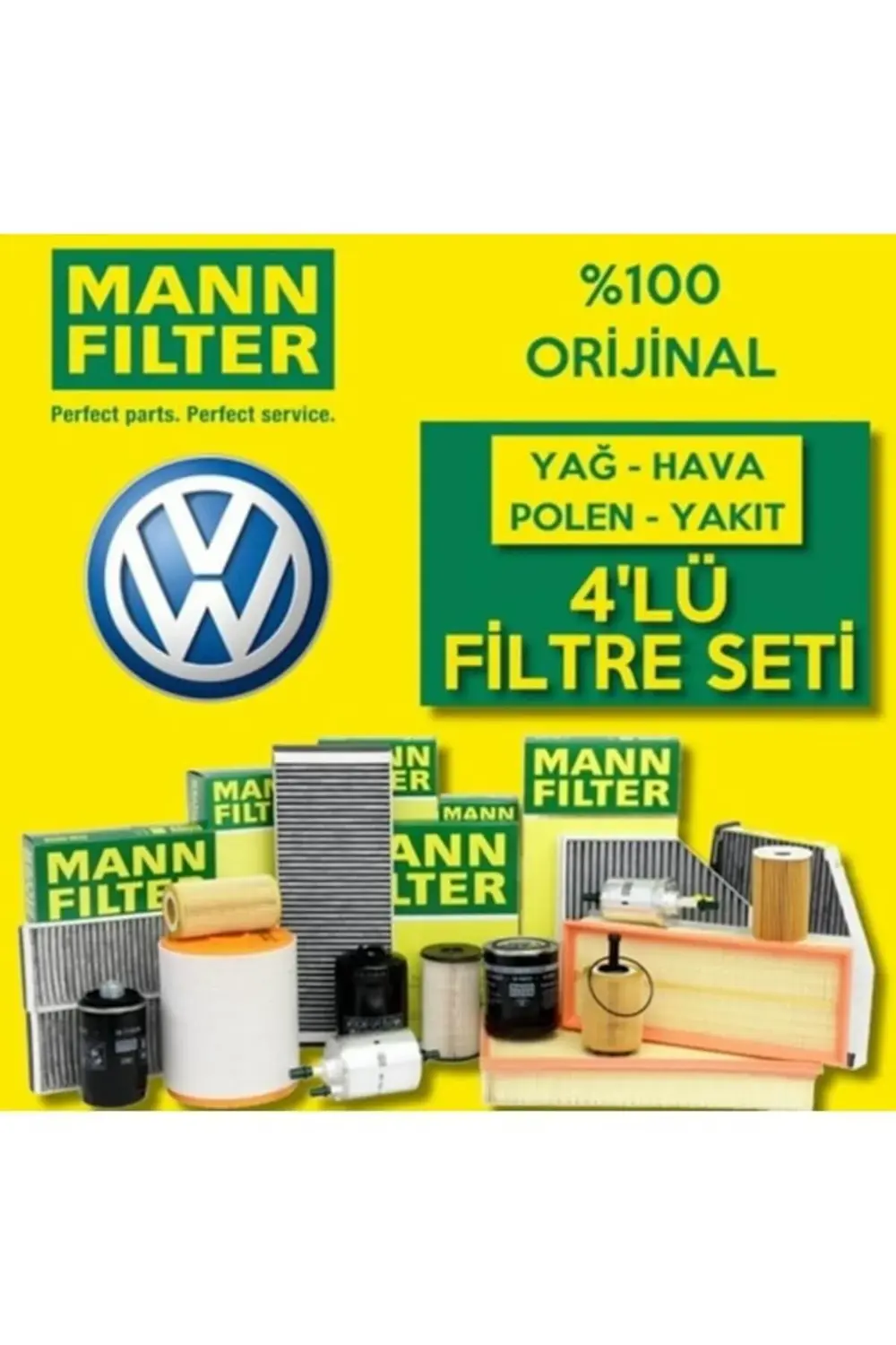 Volkswagen Transporter T5 2.5 Tdi Kw96 Filtre Bakım Seti 2004-200