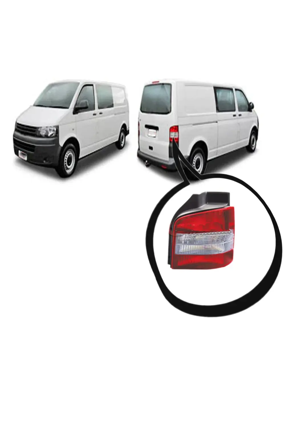 Volkswagen Transporter T5 Sağ Sol Stop Lambası Takımı 2003--2010