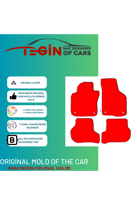 Volkwagen Scirocco 2008 + Prime Siyah Halı Mavi Kenar Halı Paspas