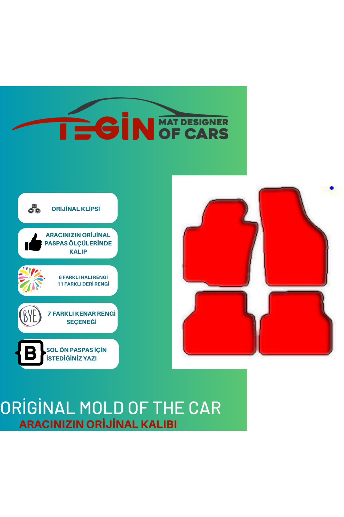 Volkwagen Tiguan 2007-2015 Prime Siyah Kırmızı Deri Bej Kenar Pas
