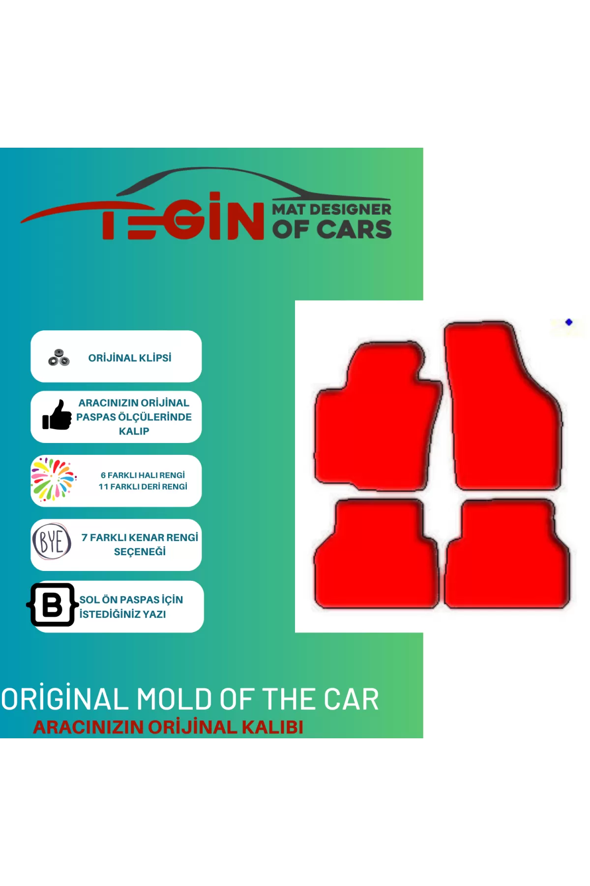 Volkwagen Tiguan 2007-2015 Prime Bej Halı Gri Kenar Halı Paspas