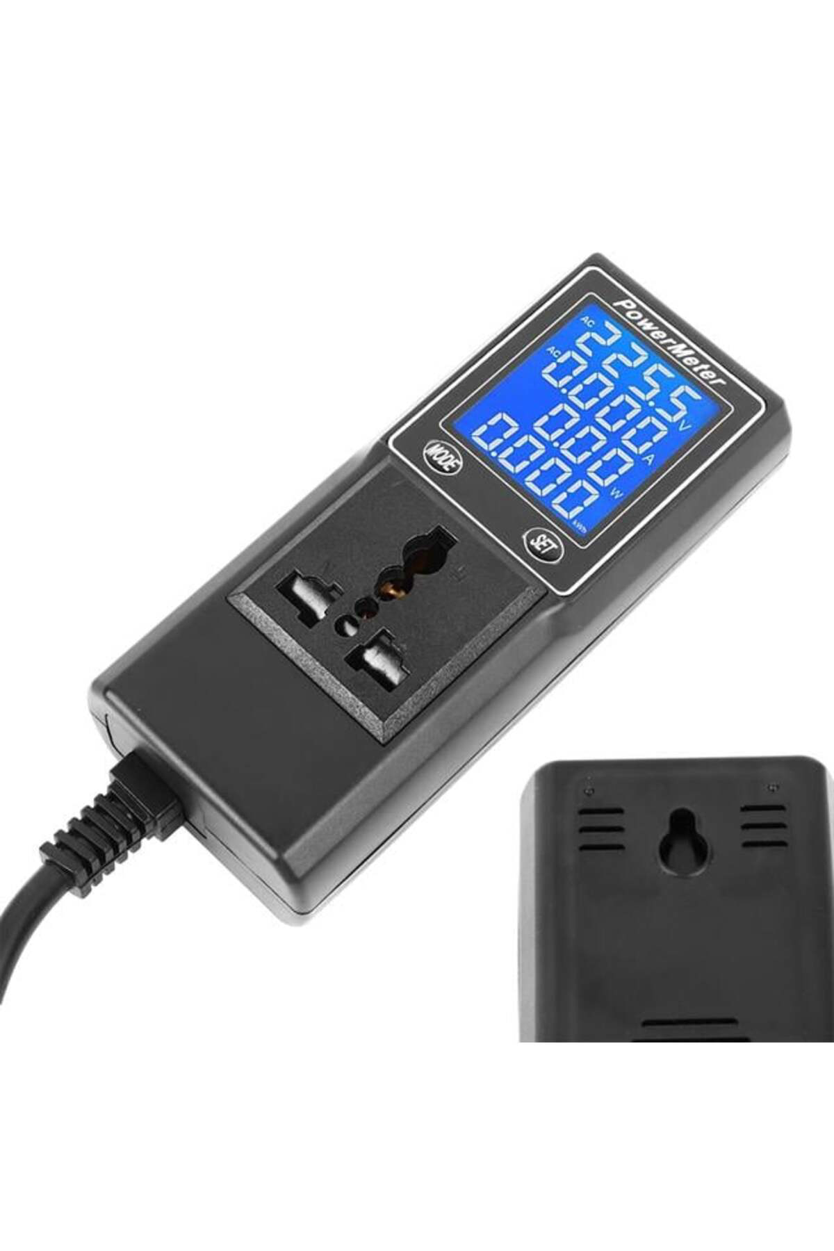 Volt Amper Watt HZ Güç Ölçer Dijital Ekranlı (Powermeter) (5224)