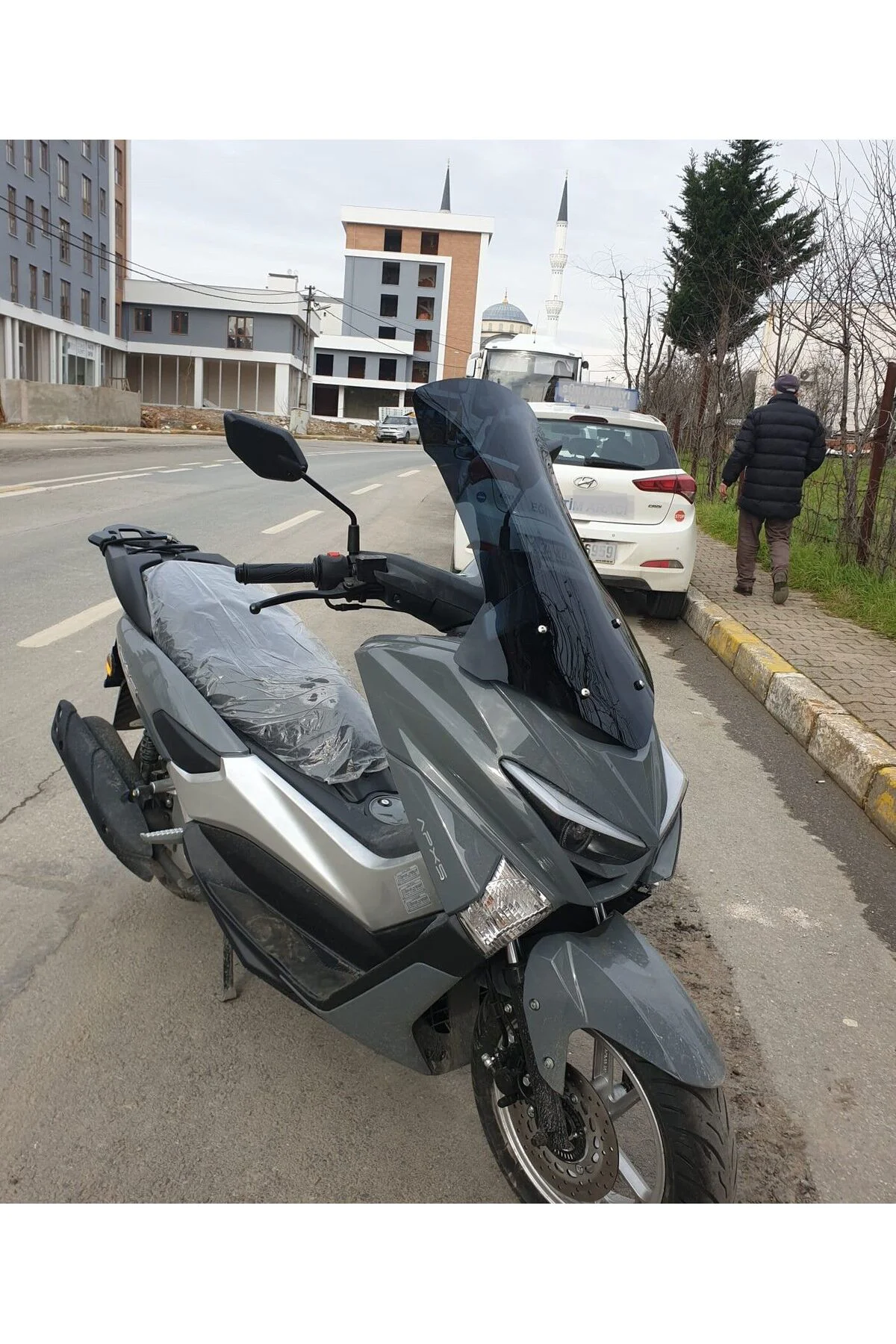 Volta Apec Apx5 Ön Cam 2023-2026 Model 68cm Siyah Renkli 4mm ORTA