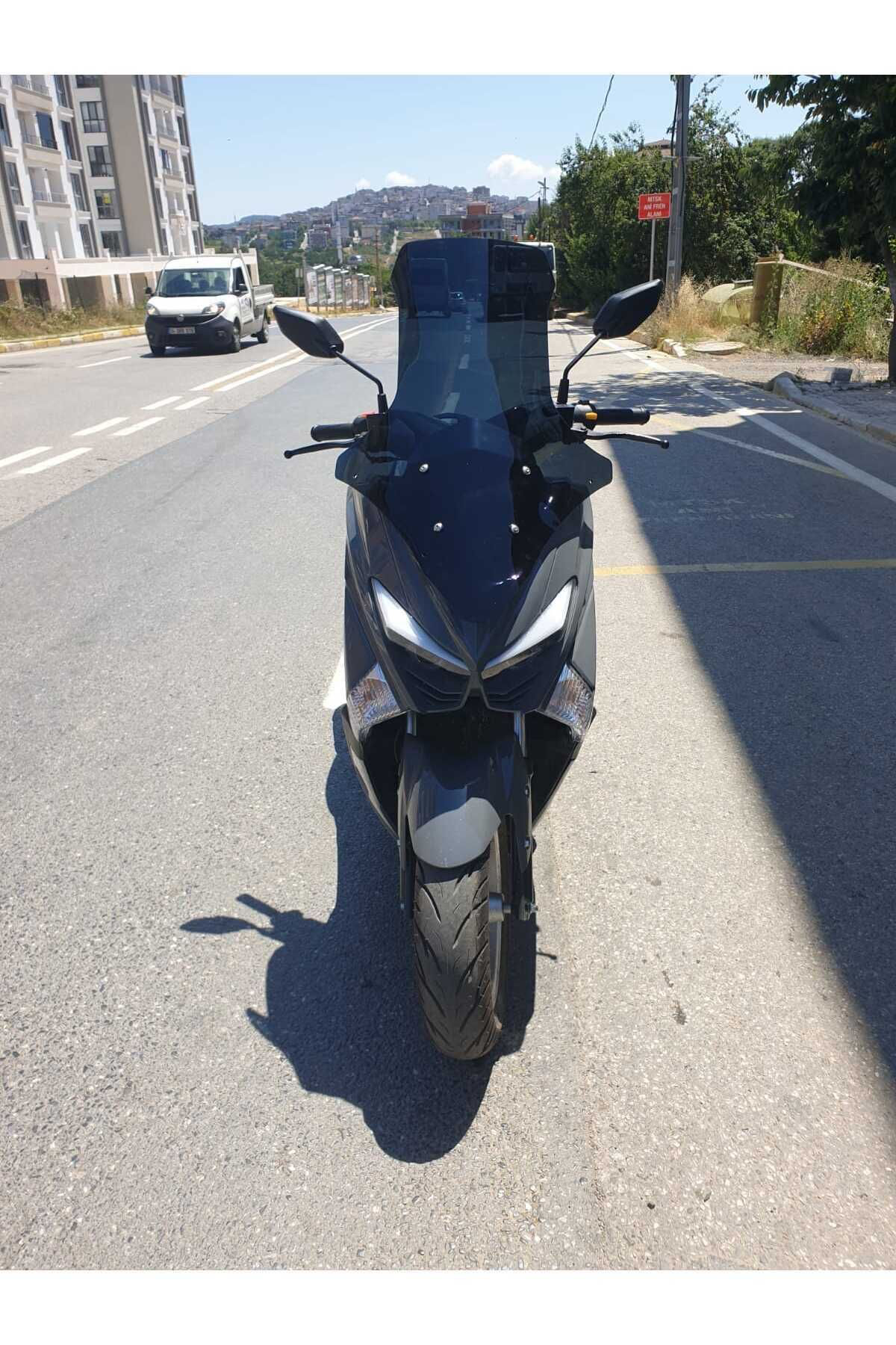 Motocam Volta Apec Apx5 Ön Cam 2023 2024 Model Uyumlu 78Cm Siyah Renkli 4