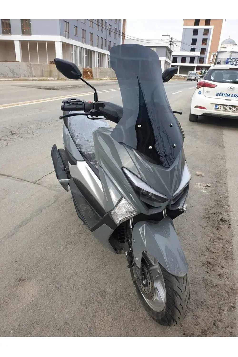Volta Apec Apx5 Ön Cam 2023-2025 Model 57cm Siyah Renkli 4mm SPOR