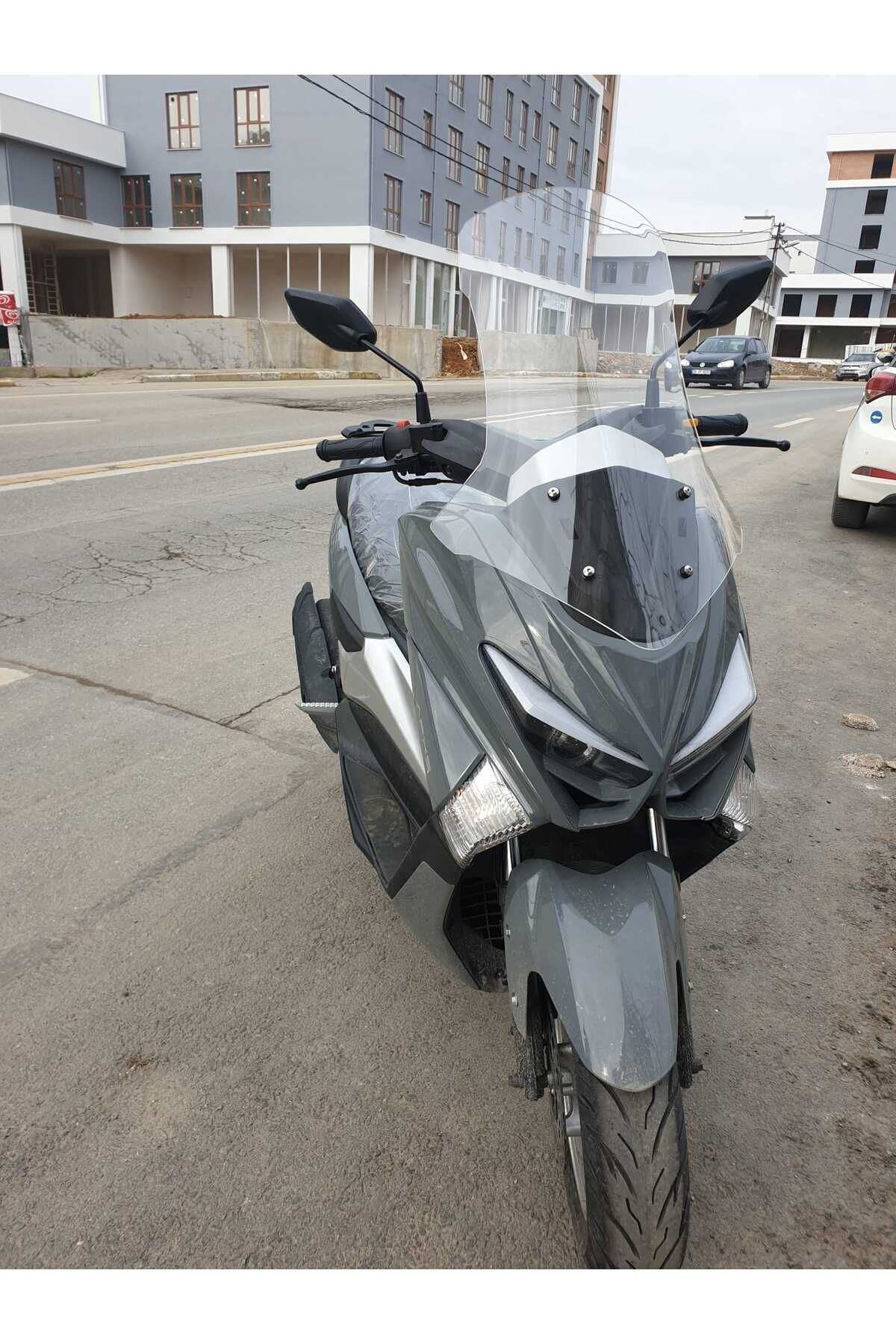 Motocam Volta Apec Apx5 Uyumlu Siperlik Ön Cam 2023-2025 Model 68Cm Şeffa