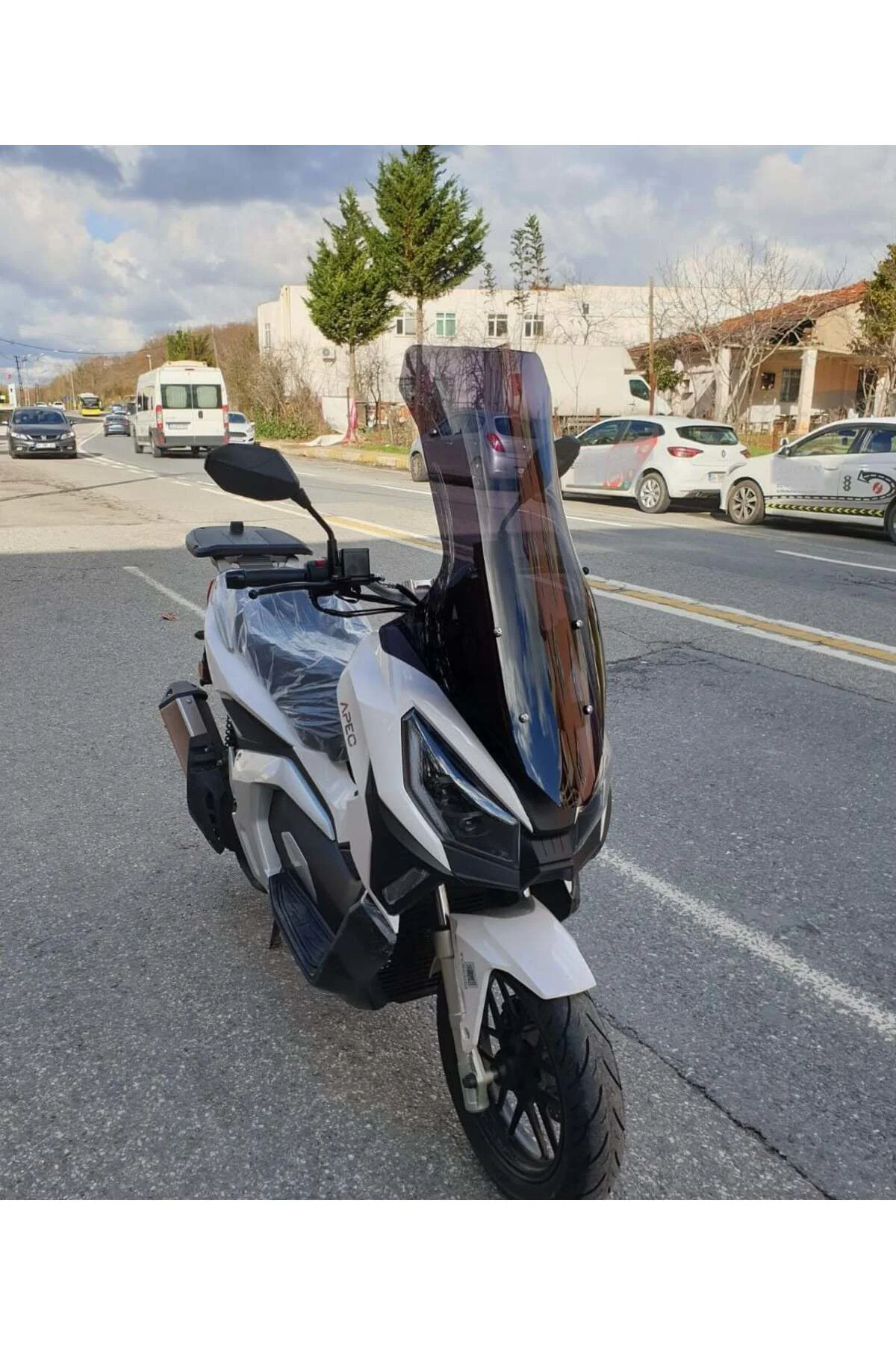 Volta Apec Apx7 Ön Cam 2025-2026 Model 78cm Siyah Renkli 4mm UZUN