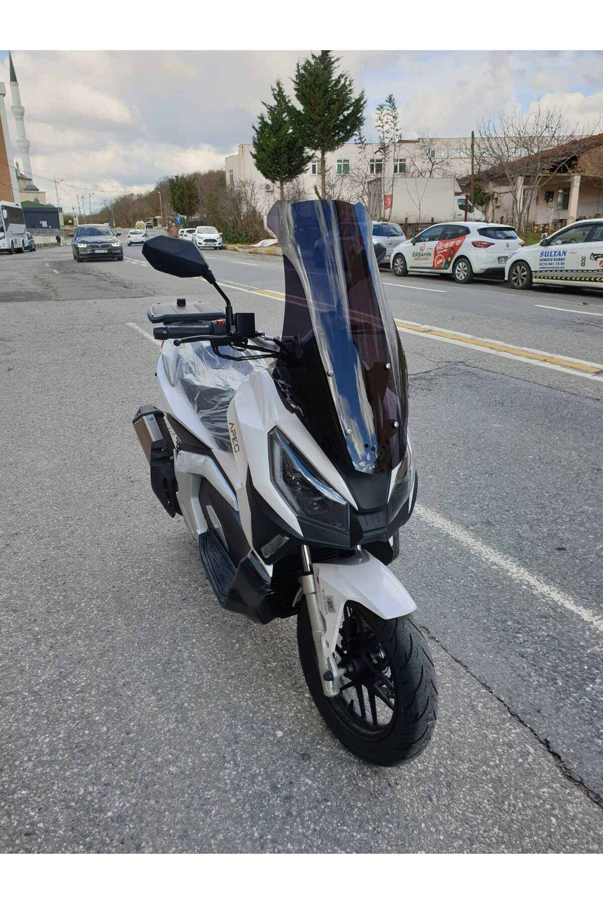 Motocam Volta Apec Apx7 Ön Cam 2024 Model 75Cm Uzun Cam