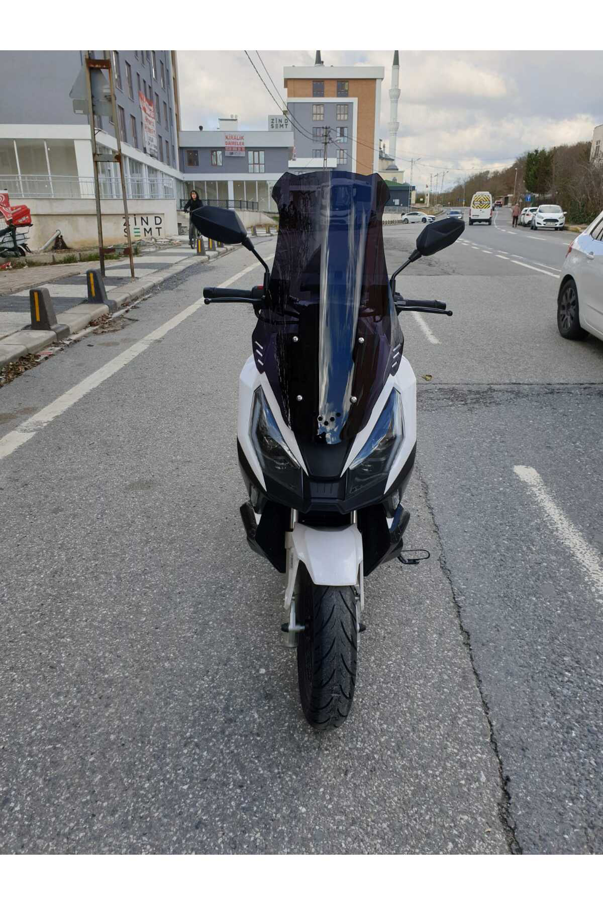 Motocam Volta Apec Apx7 Ön Cam 2024 Model 75Cm Uzun Cam