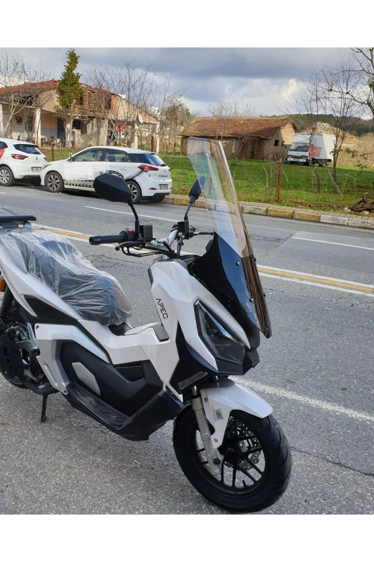 Volta Apec Apx7 Ön Cam 2025-2026 Model 78cm Şeffaf Renkli 4mm UZU