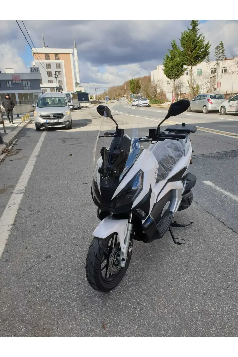 Volta Apec Apx7 Ön Cam 2024 Model 68cm şeffaf Renkli 4mm ORTA BOY