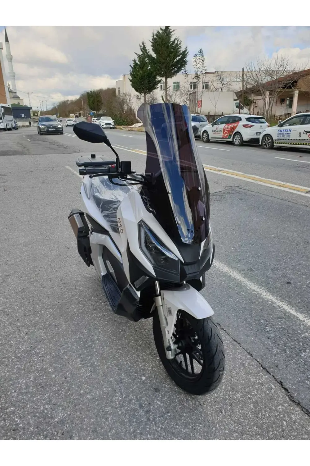 Volta Apec Apx7 Ön Cam 2024 Model 68cm Siyah Renkli 4mm ORTA BOYL