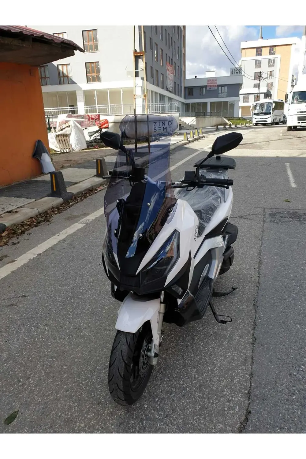 Volta Apec Apx7 Ön Cam 2024 Model 75cm Açıkfüme Renkli 4mm Uzun C