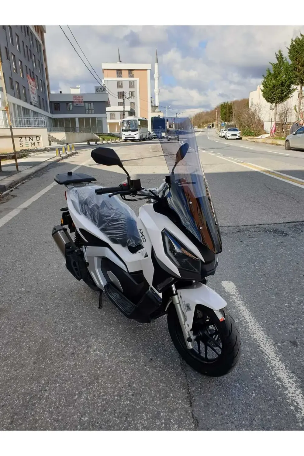 Volta Apec Apx7 Ön Cam 2024 Model 78cm Açıkfüme Renkli 4mm Uzun C