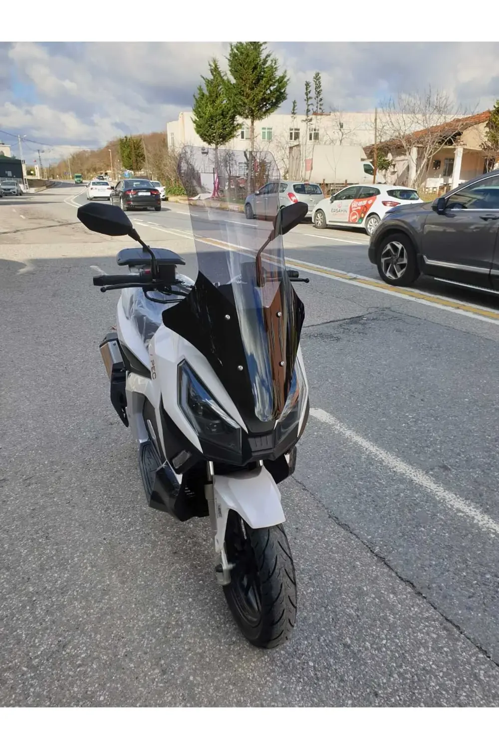 Volta Apec Apx7 Ön Cam 2024 Model 78cm Açıkfüme Renkli 4mm Uzun C