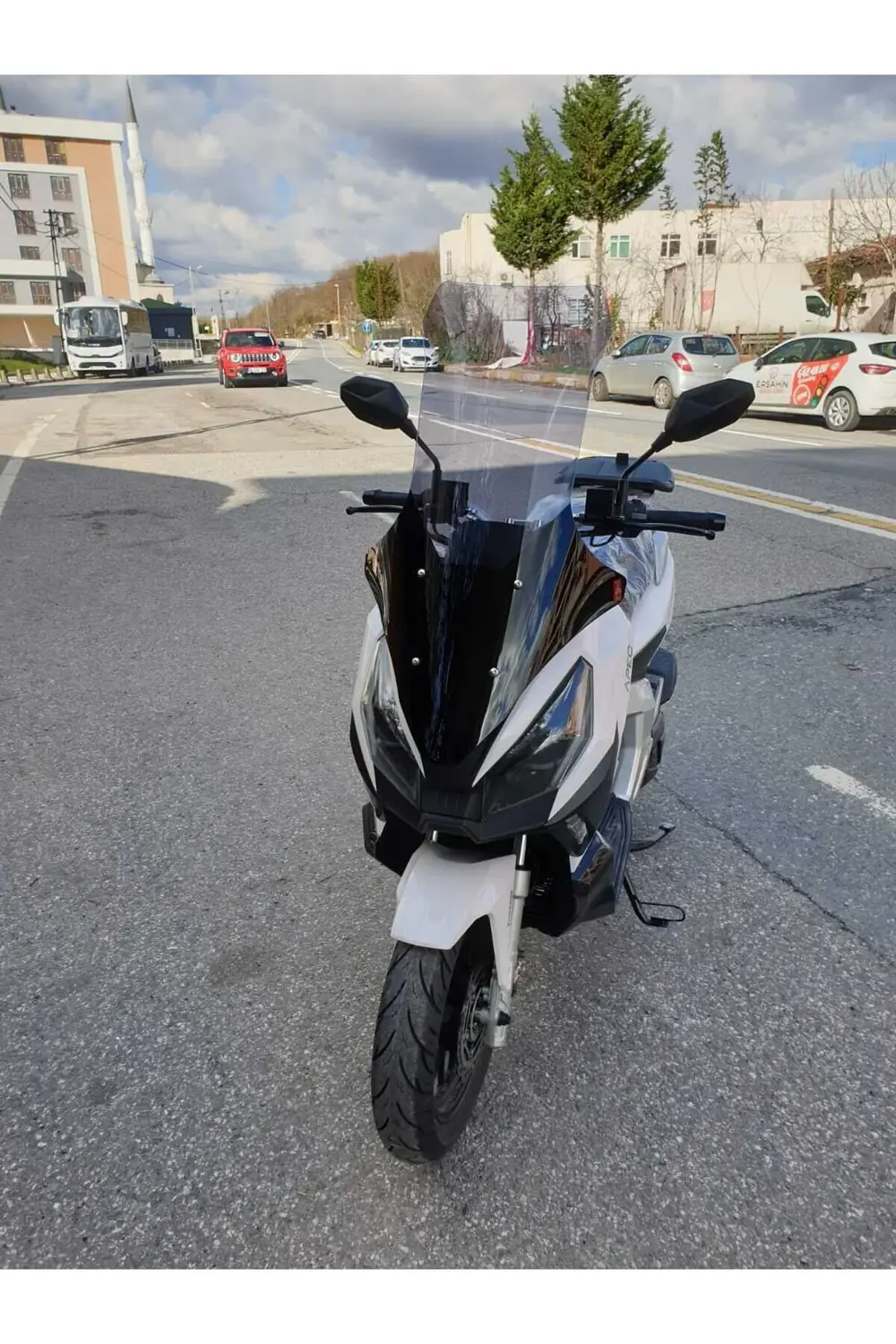 Volta Apec Apx7 Ön Cam 2024 Model 78cm Açıkfüme Renkli 4mm Uzun C