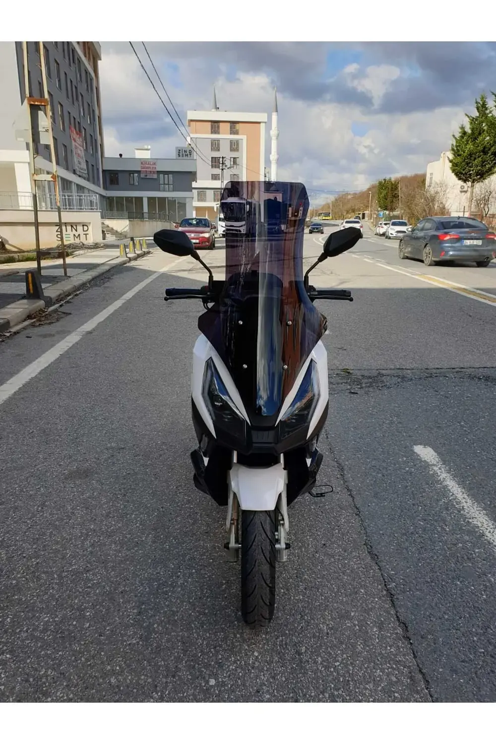 Volta Apec Apx7 Ön Cam 2024 Model Uyumlu 78cm Siyah Renkli 4mm Uz