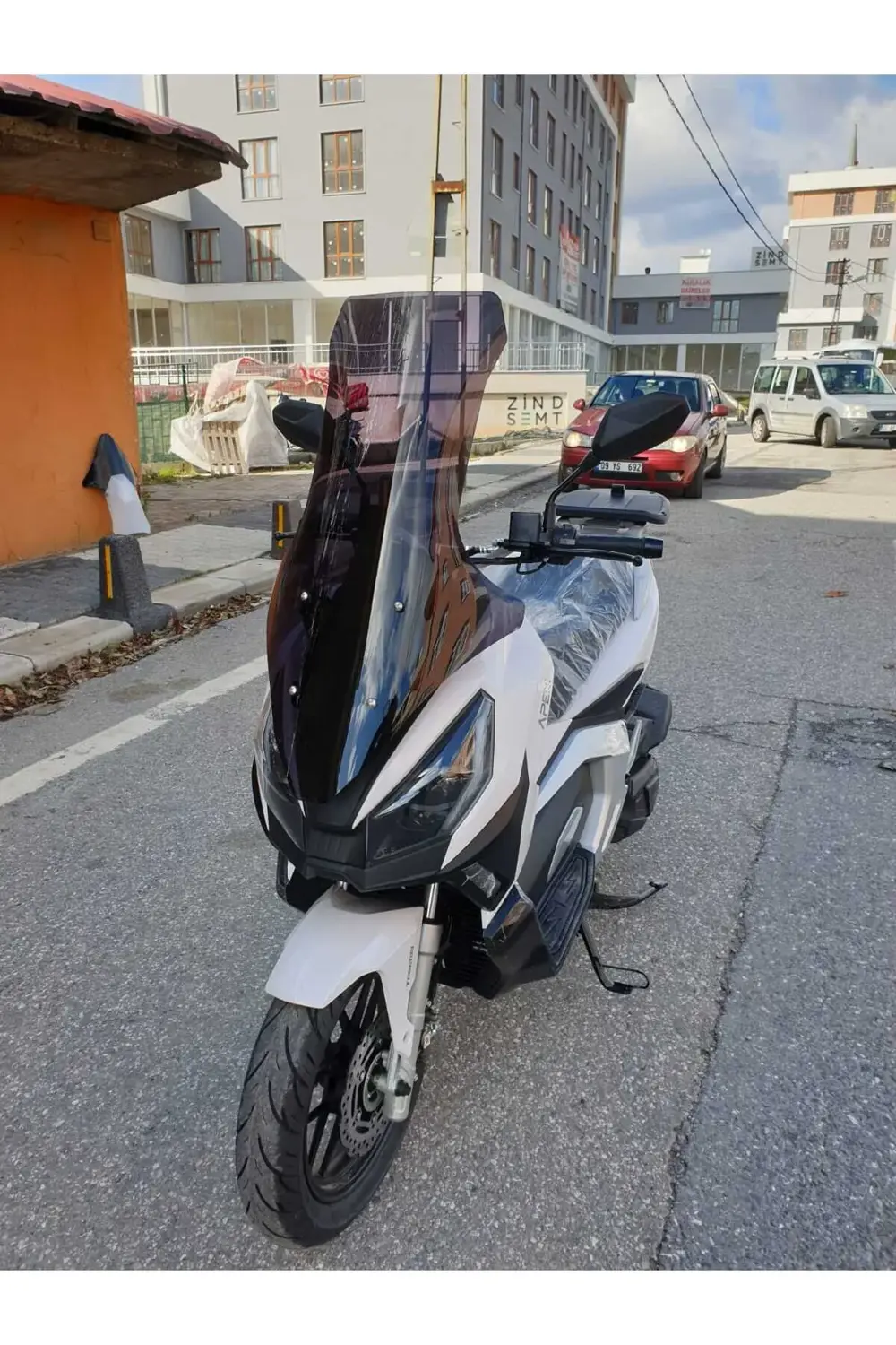 Volta Apec Apx7 Ön Cam 2024 Model Uyumlu 78cm Siyah Renkli 4mm Uz