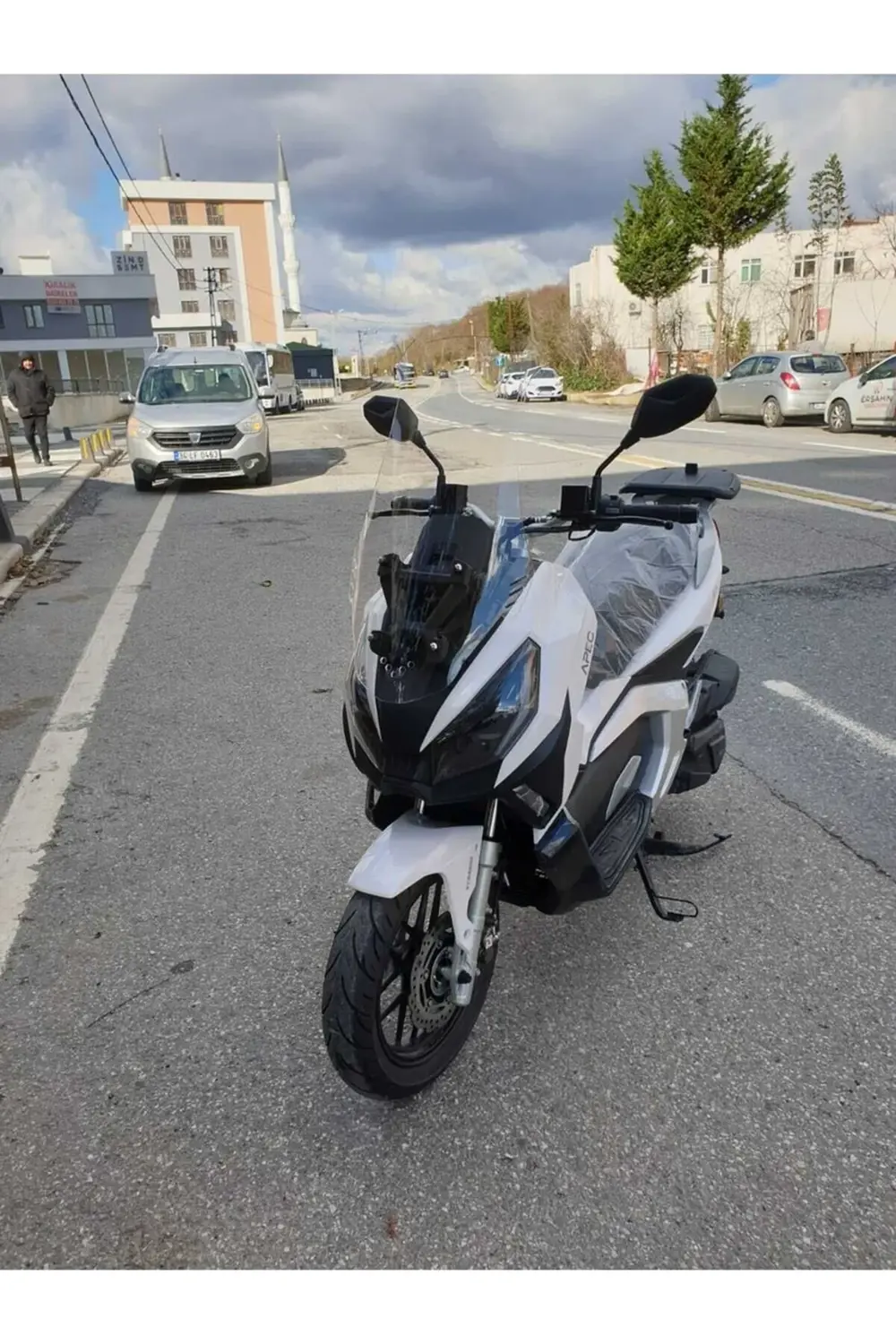 Volta Apec Apx7 Ön Cam 2025 Model 68cm Şeffaf Renkli 4mm ORTA BOY