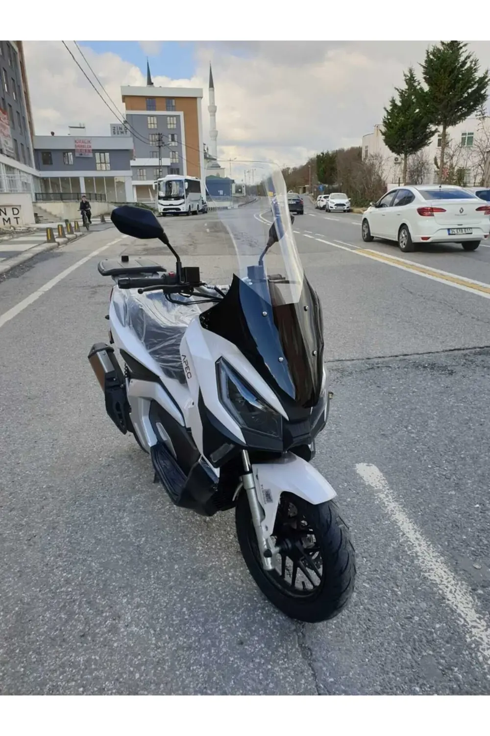 Volta Apec Apx7 Ön Cam 2025 Model 78cm Şeffaf Renkli 4mm UZUN