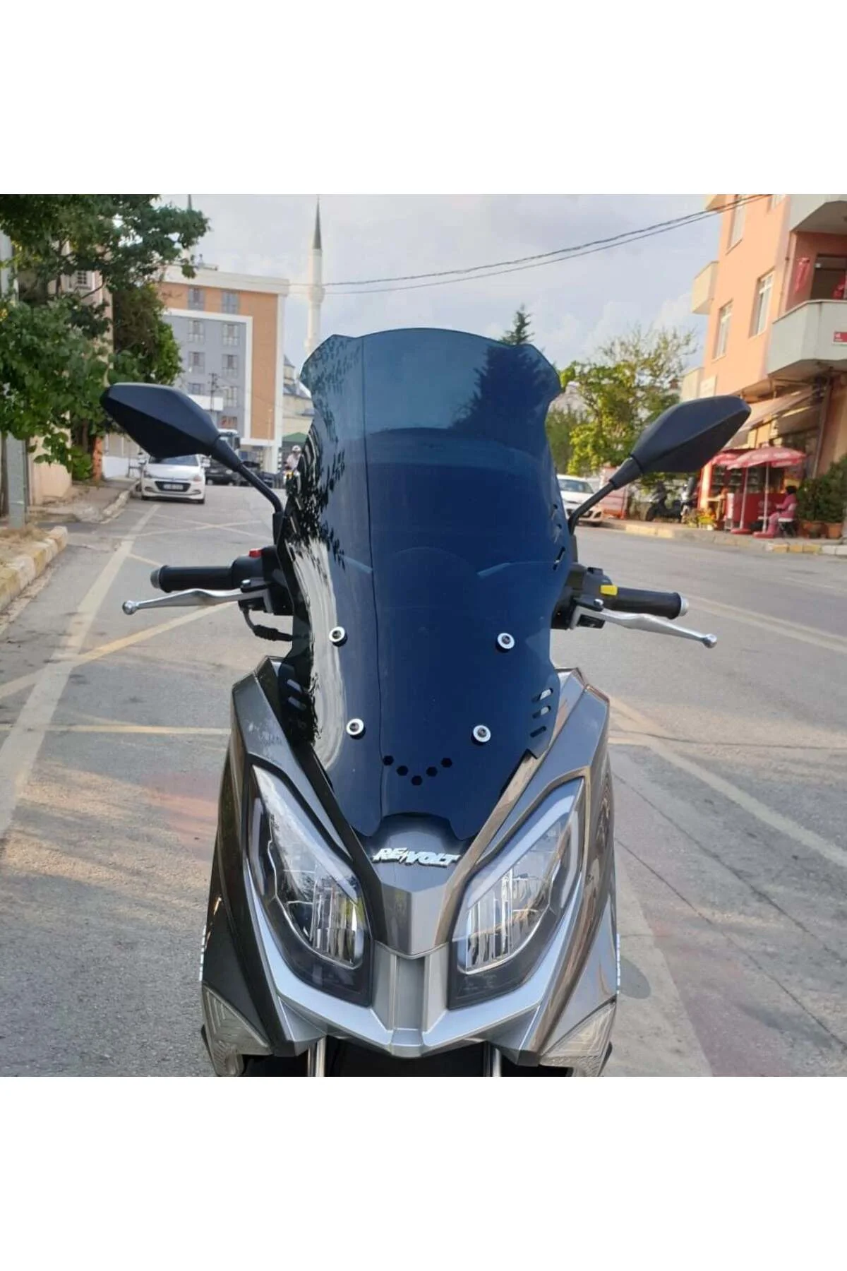 Volta Revolt Rm5 Ön Cam 2020-2021 Model 65cm Siyah Renkli 4mm ORT
