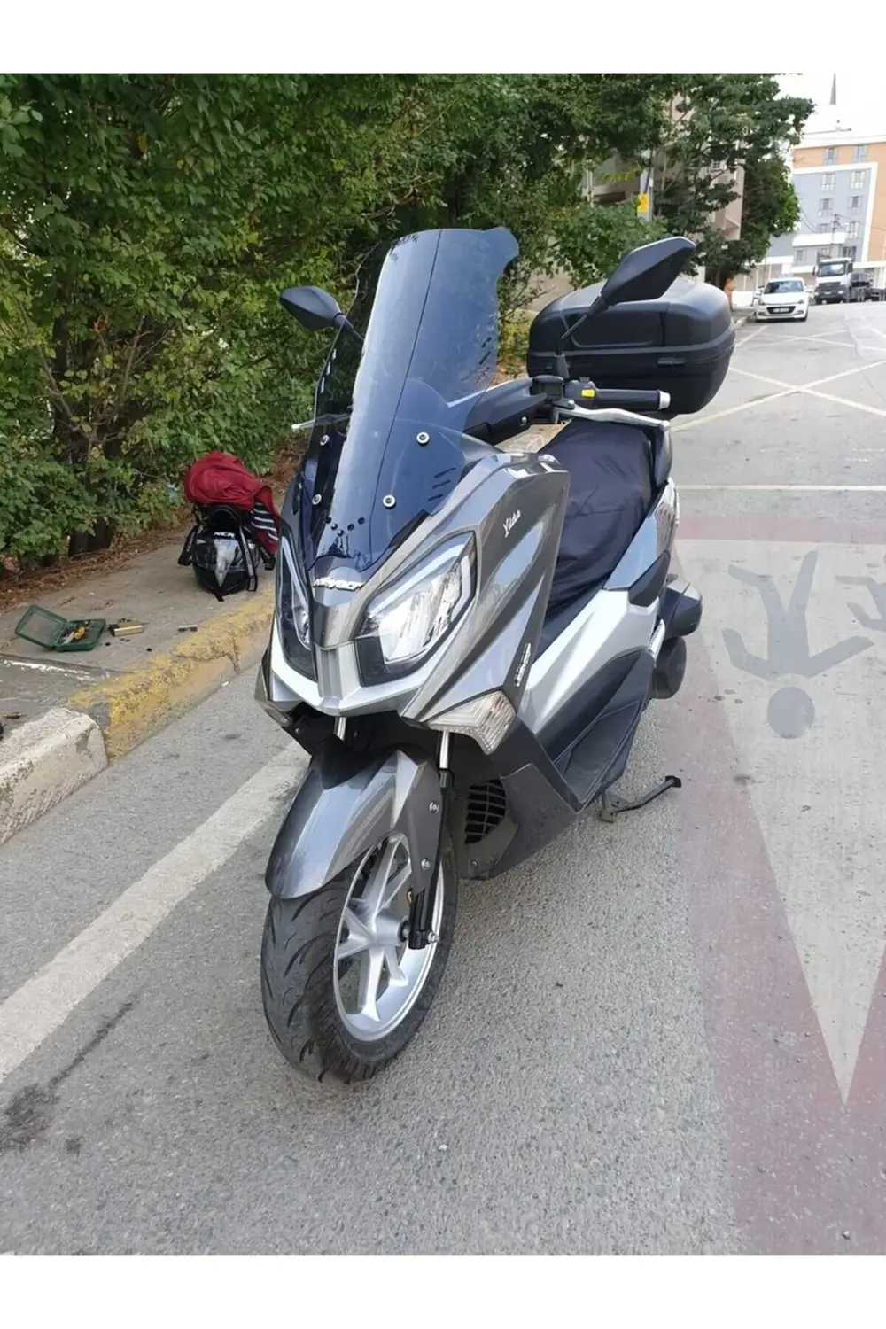 Volta Revolt Rm5 Ön Cam 2020-2021 Model 65cm Füme Renkli 4mm ORTA