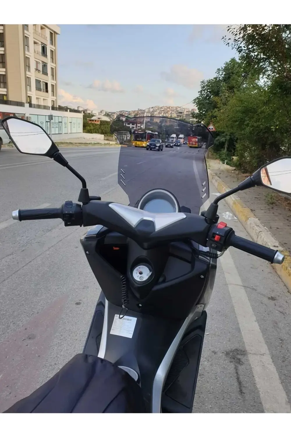 Volta Revolt Rm5 Ön Cam 2020-2021 Model 65cm Füme Renkli 4mm ORTA