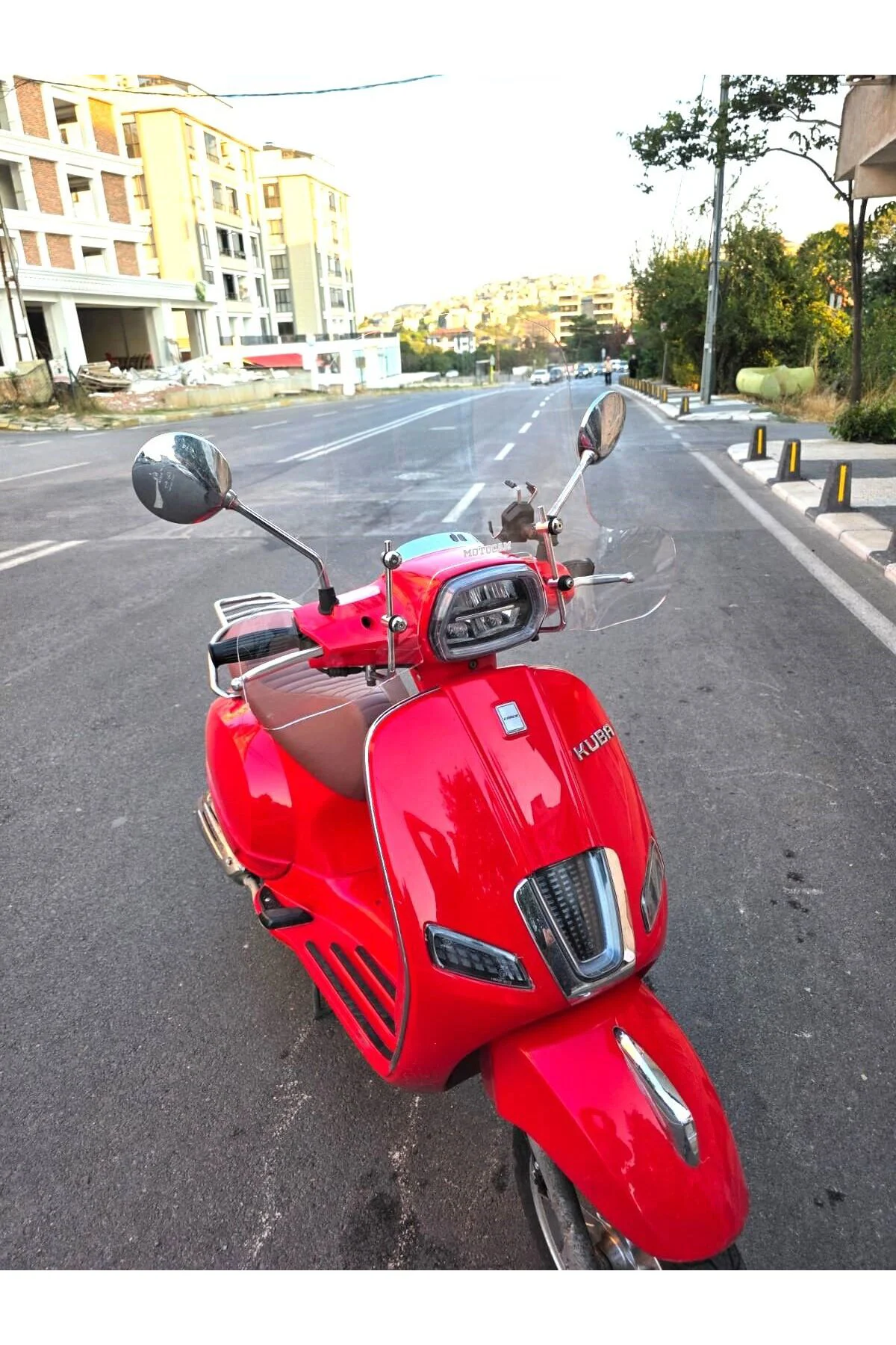 Volta revolt RS6 Ön Cam 2024-2026 Model 37cm Şeffaf Renkli Elcikli APARATSIZ