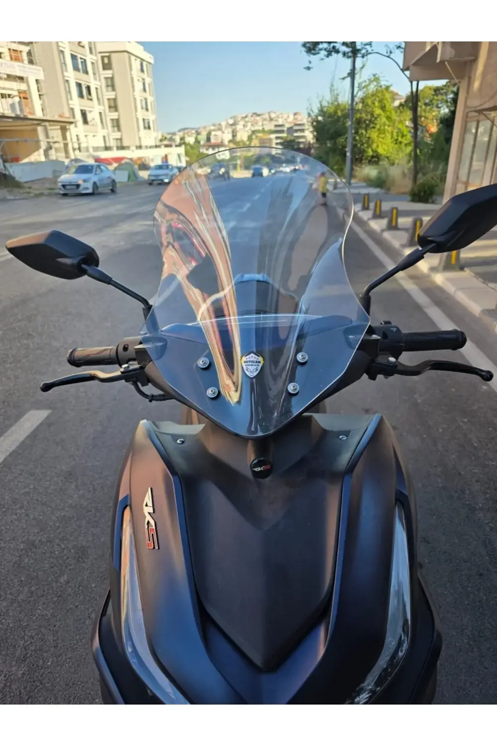 Volta Revolt RSX3 Ön Cam 2022-2025 Model 43cm Şeffaf Renkli SPORT