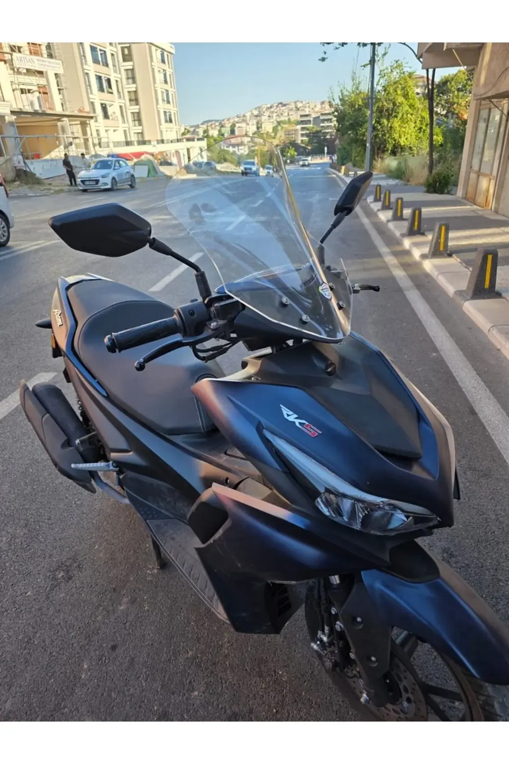 Volta Revolt RSX3 Ön Cam 2022-2025 Model 43cm Şeffaf Renkli SPORT