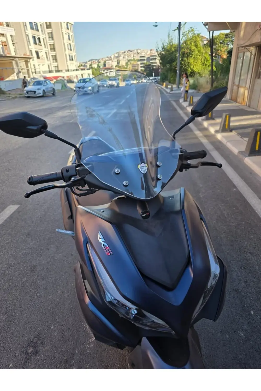 Volta Revolt RSX3 Ön Cam 2022-2025 Model 43cm Şeffaf Renkli SPORT