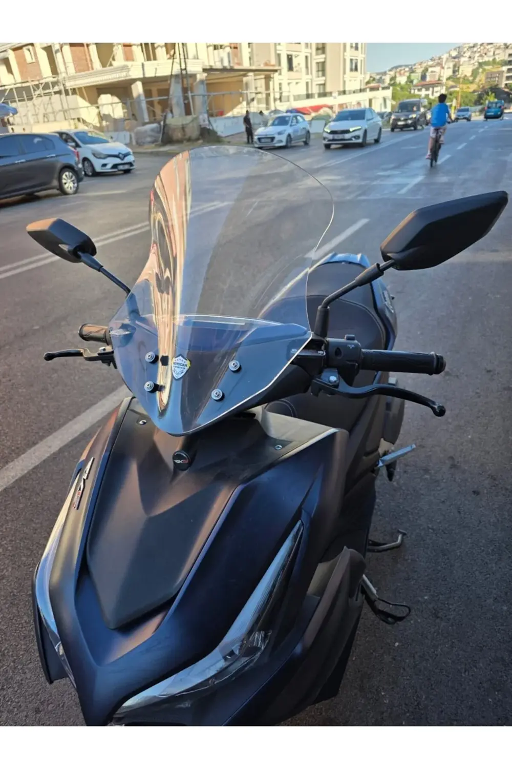Volta Revolt RSX3 Ön Cam 2022-2025 Model 43cm Şeffaf Renkli SPORT