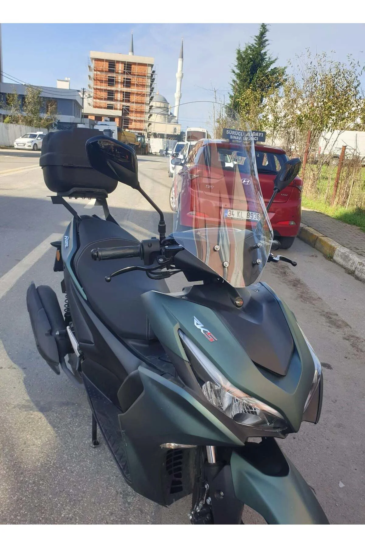 Volta Revolt RSX3 Ön Cam 2022-2026 Model 54cm Şeffaf Renkli