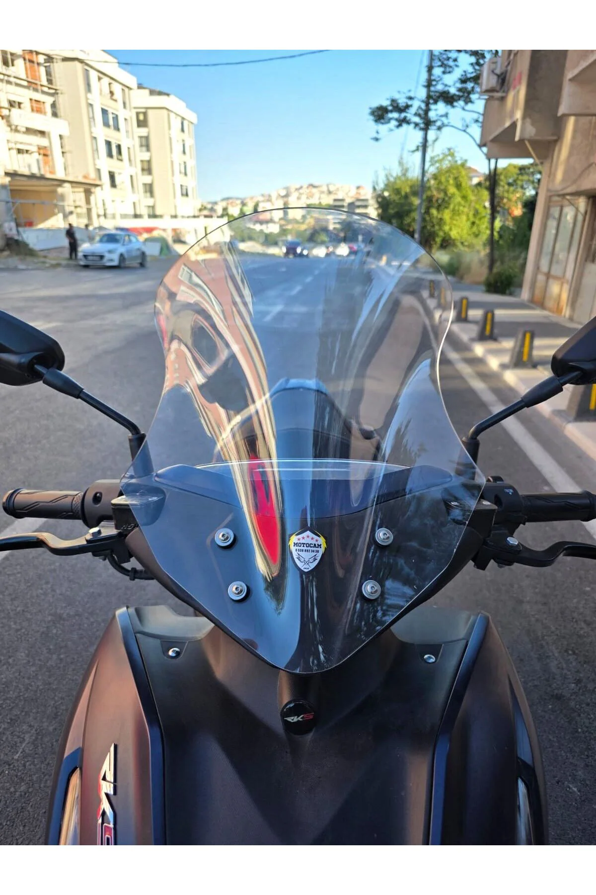 Volta Revolt RSX3 Ön Cam 2022-2026 Model 43cm Şeffaf Renkli SPORT