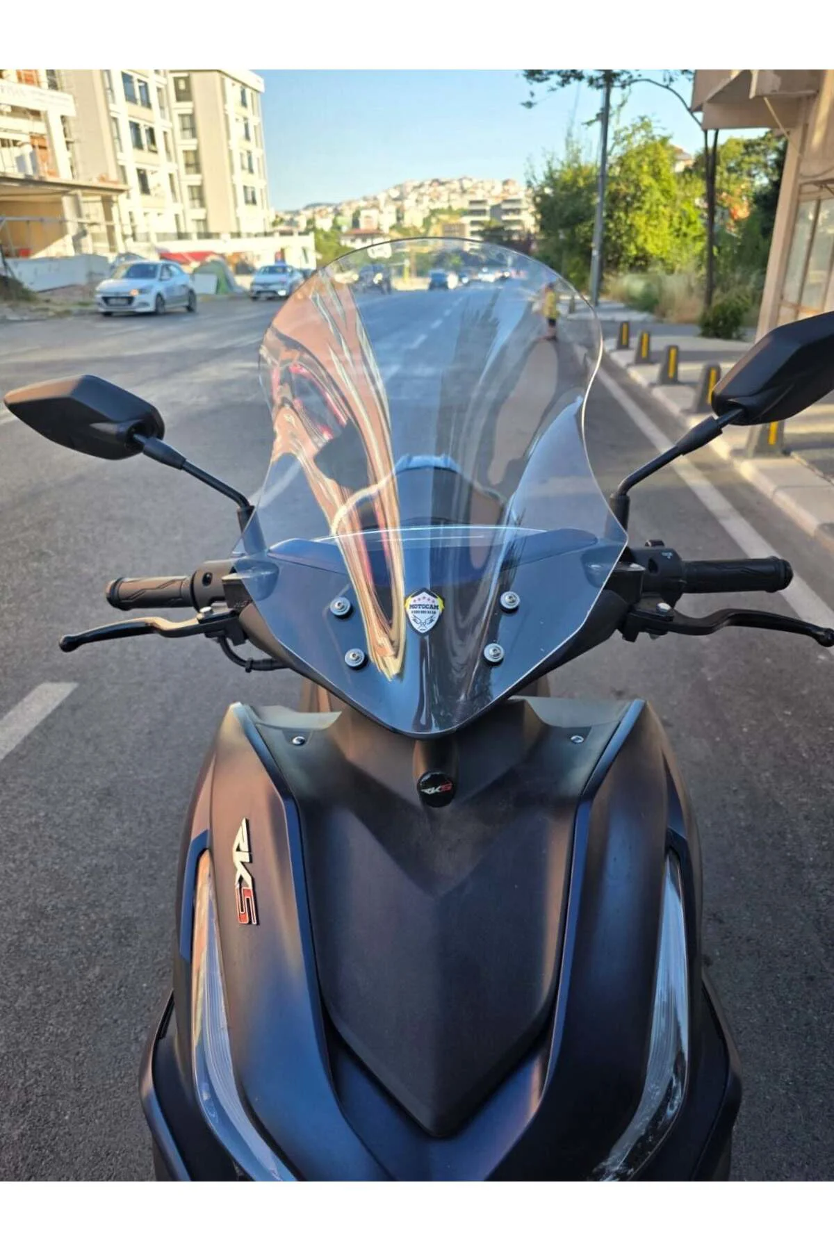 Volta Revolt RSX3 Ön Cam 2022-2026 Model 43cm Şeffaf Renkli SPORT