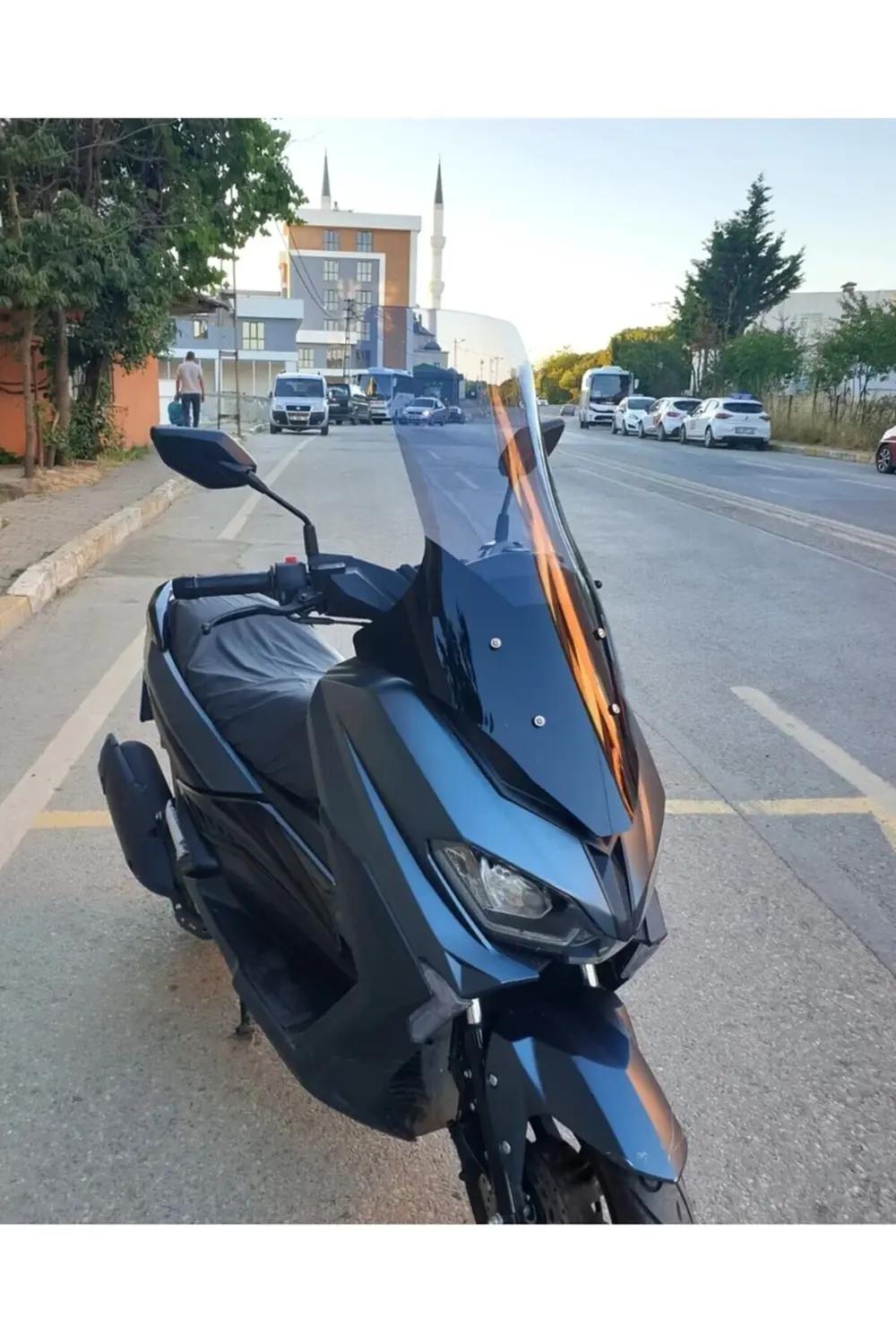 Volta Revolt RSX5 Ön Cam 2022-2025 Model 78cm Füme Renkli 4mm