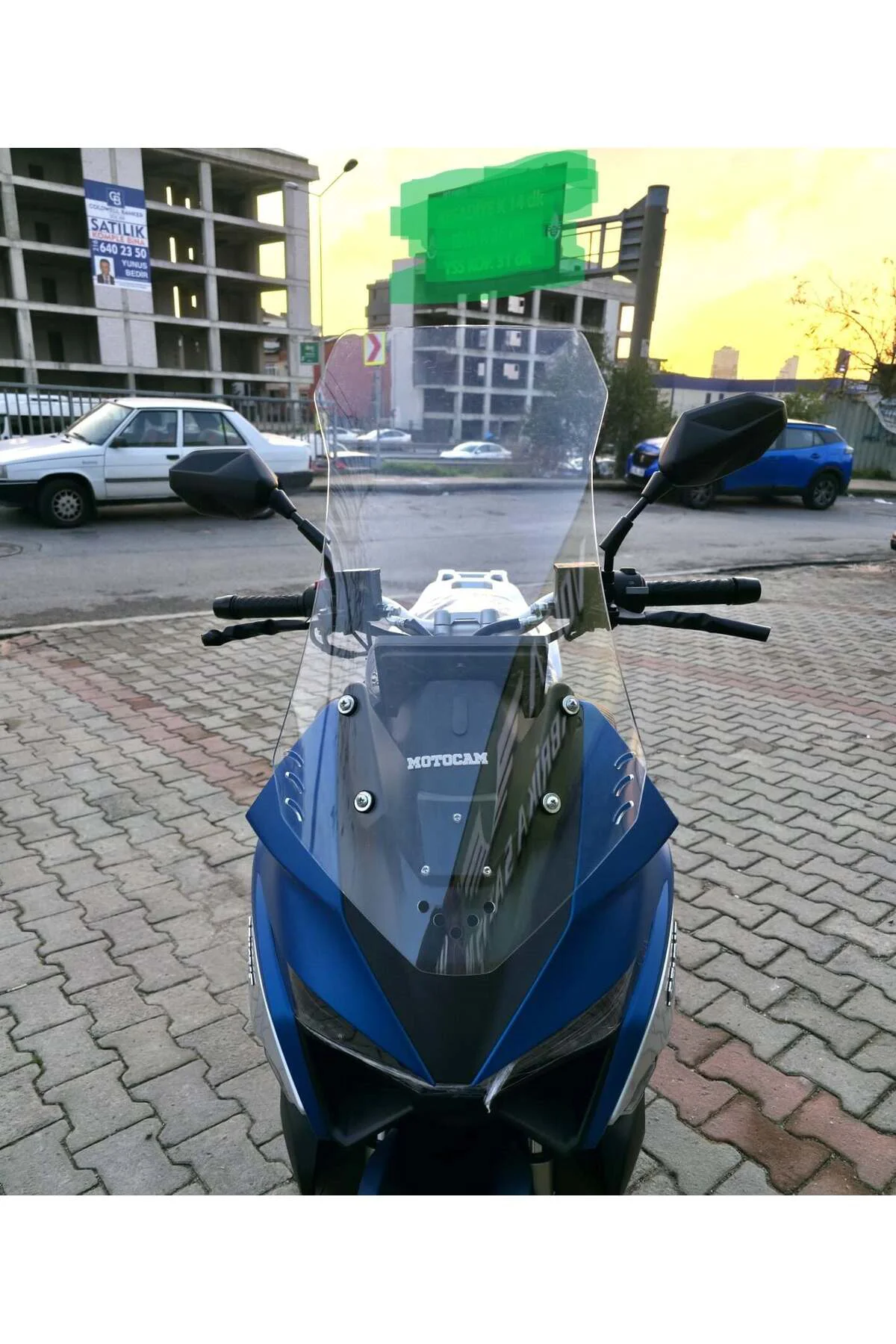 Volta Revolt RSX7 Ön Cam 2022-2026 Model 65cm Şeffaf Renkli 4mm