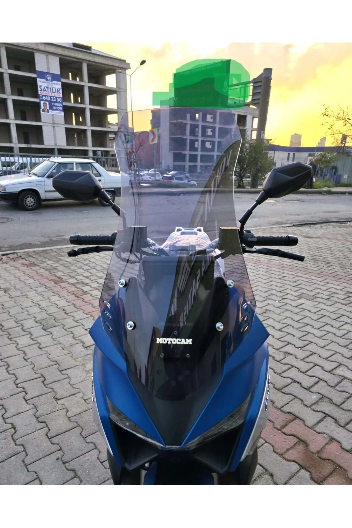 Volta Revolt RSX7 Ön Cam 2022-2026 Model 65cm Füme Renkli 4mm