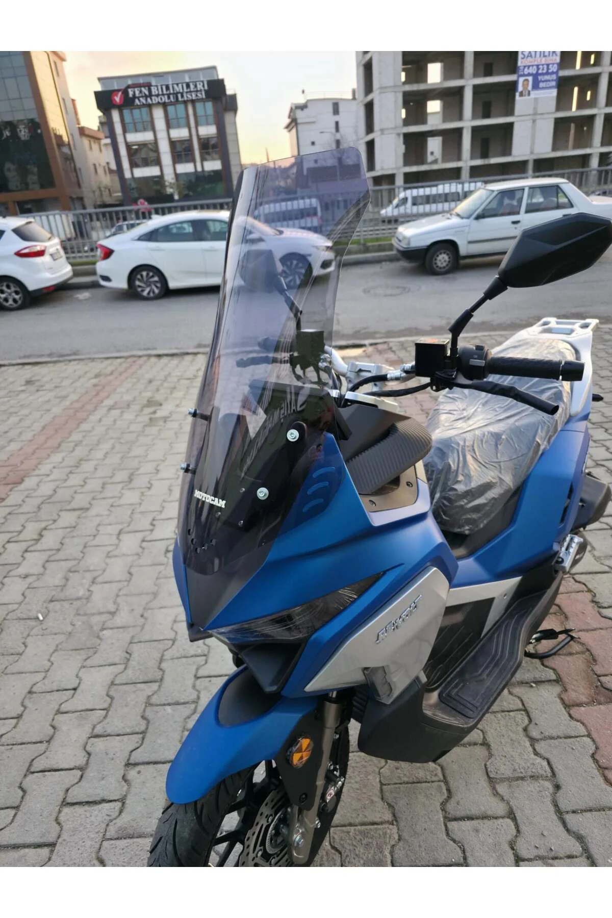 Volta Revolt RSX7 Ön Cam 2022-2026 Model 65cm Füme Renkli 4mm