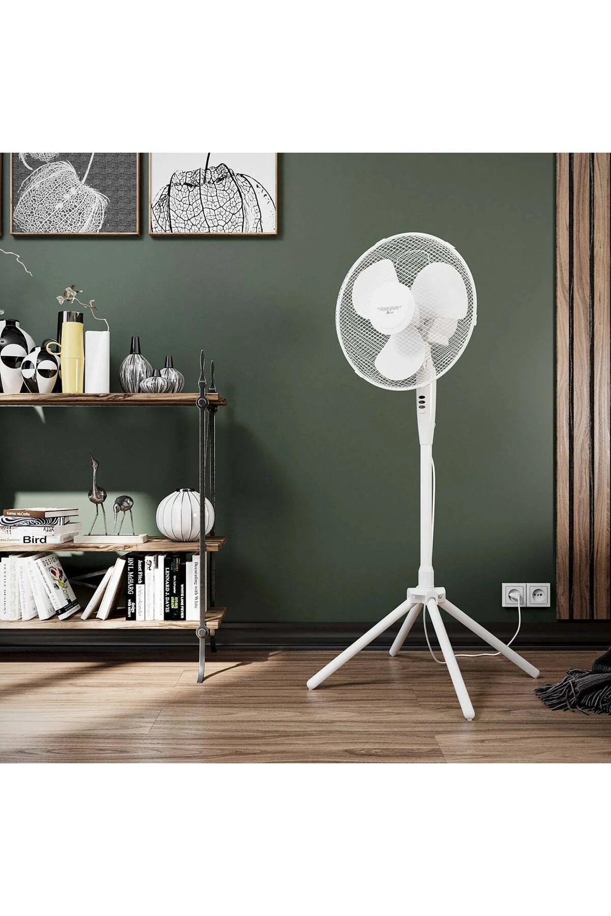 Voltomat Ayaklı Vantilatör 50W Beyaz Voltomat Ayaklı Vantilatör 50W Beyaz
