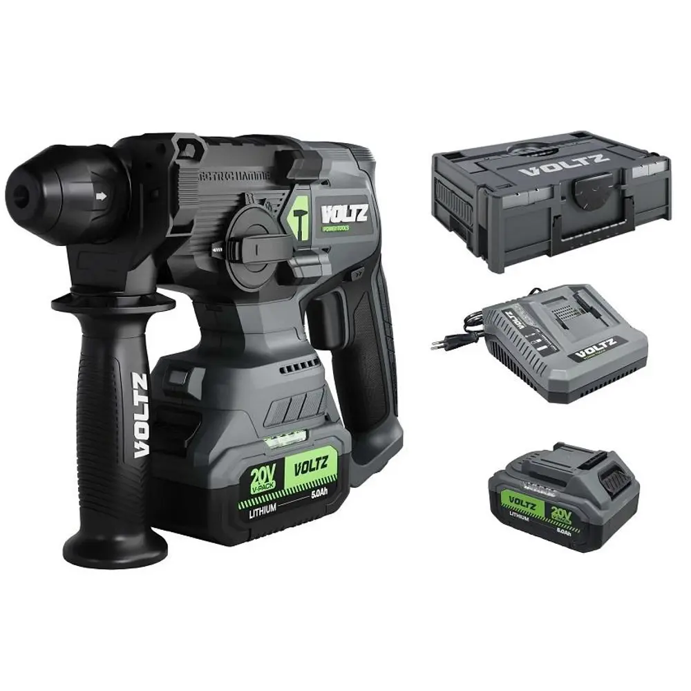 VOLTZ VZHD-20 Akülü Kırıcı Delici Matkap 20V-5Ah