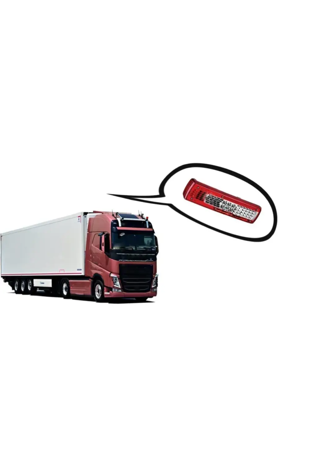 Volvo Fh Iv-fm Iıv Sağ Arka Stop Lambası Ledli 24 Volt