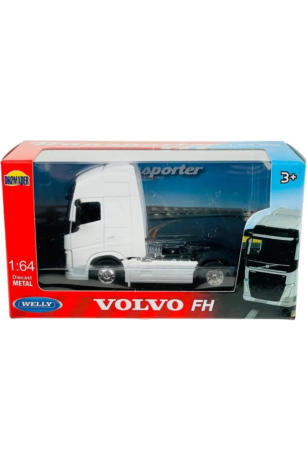 Volvo FH Tır 1/64 Ölçek Welly Diecast Metal Model Araba Metal Tır