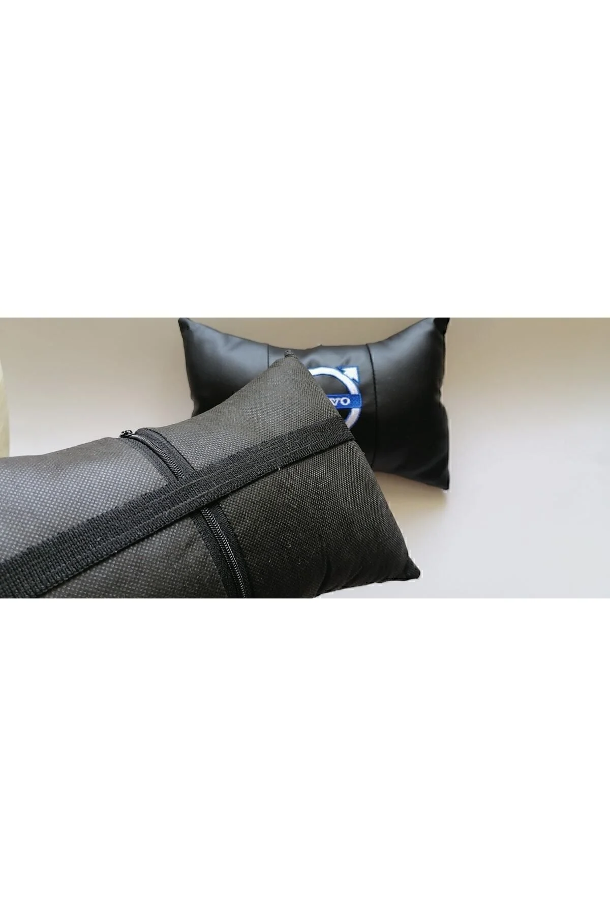 Volvo S40 S60 S70 S80 S90 Model Oto Araba Ofis Bel Destek Koltuk Boyun Yastığı Vinil Deri Nakış Volvo S40 S60 S70 S80 S90 Model Oto Araba Ofis Bel Destek Koltuk Boyun Yastığı Vinil Deri Nakış - Görsel 5