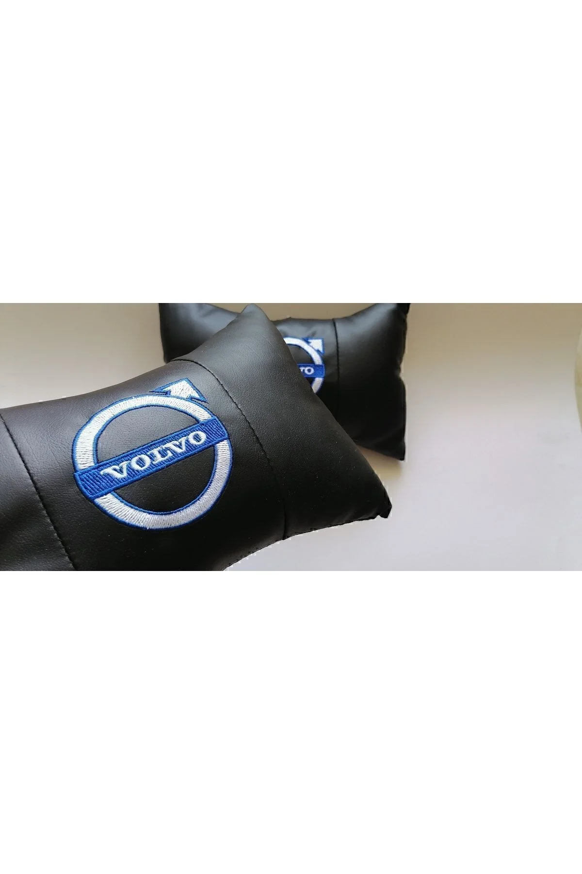 Volvo S40 S60 S70 S80 S90 Model Oto Araba Ofis Bel Destek Koltuk Boyun Yastığı Vinil Deri Nakış Volvo S40 S60 S70 S80 S90 Model Oto Araba Ofis Bel Destek Koltuk Boyun Yastığı Vinil Deri Nakış - Görsel 4