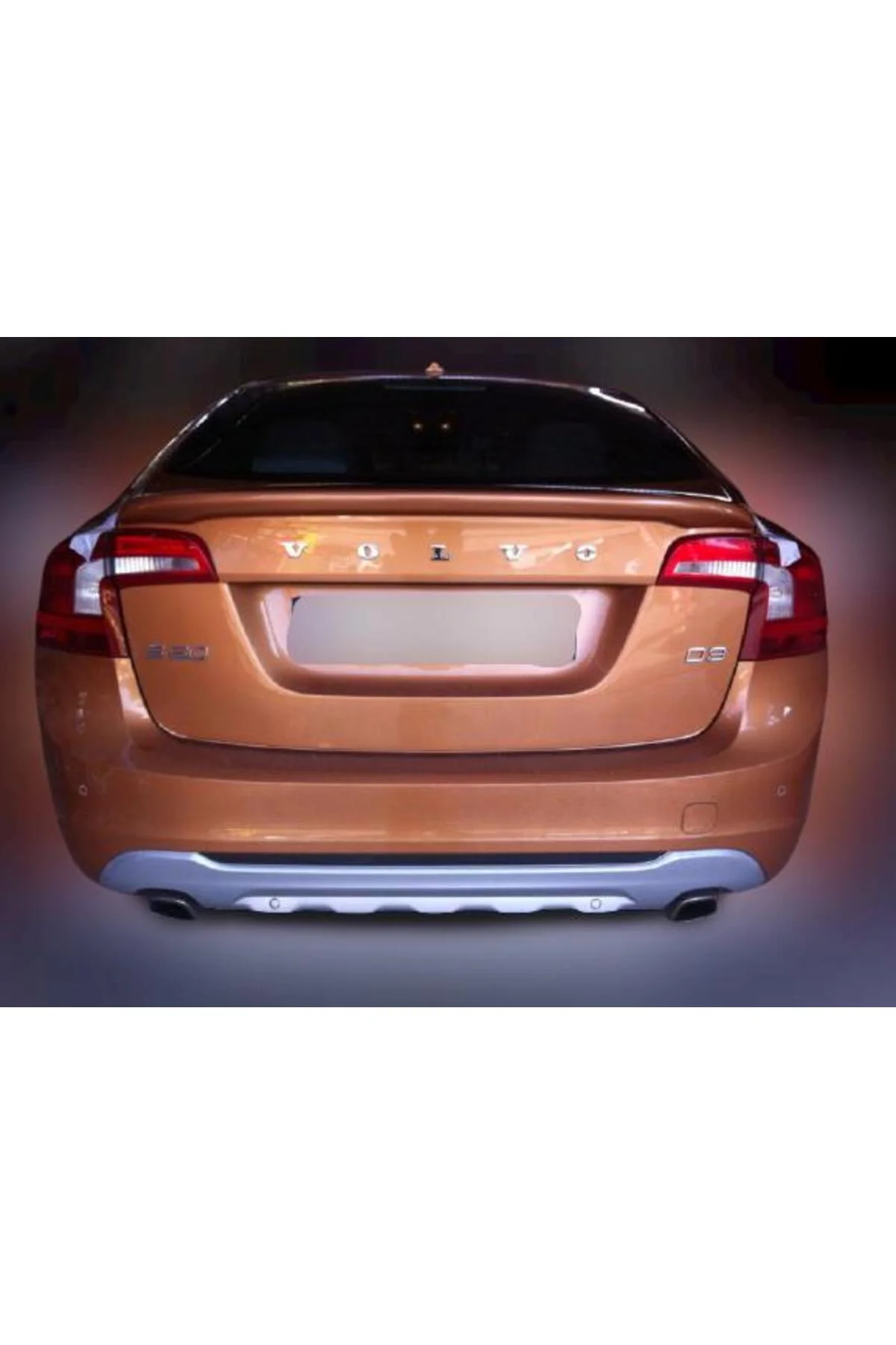 VOLVO S60 2011- DÜZ KASA ASTARLI ANATOMİK SPOİLER