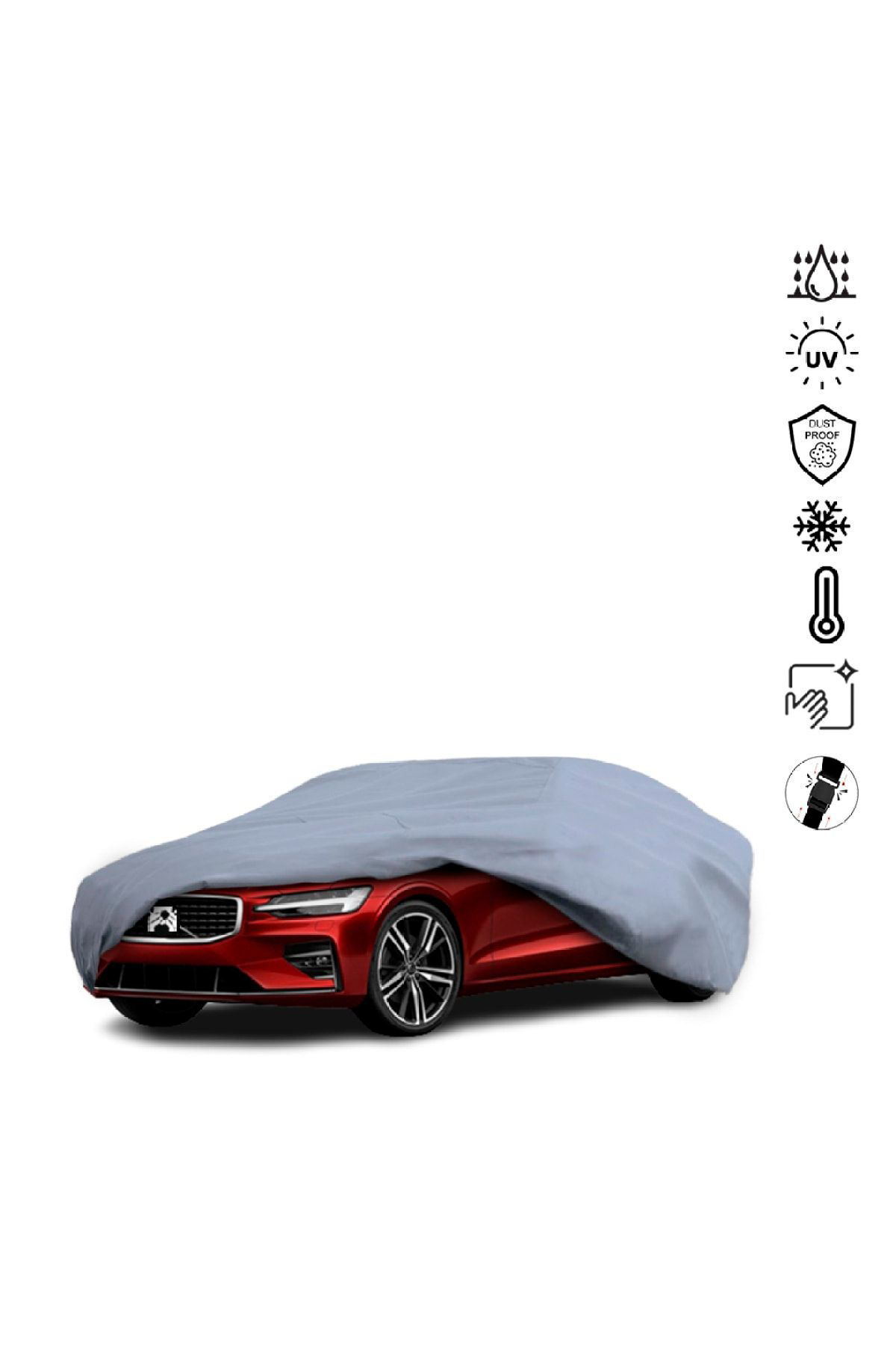 Volvo S60 3 (2018-) Miflonlu Su Geçirmez Oto Branda Uv Koruyuculu