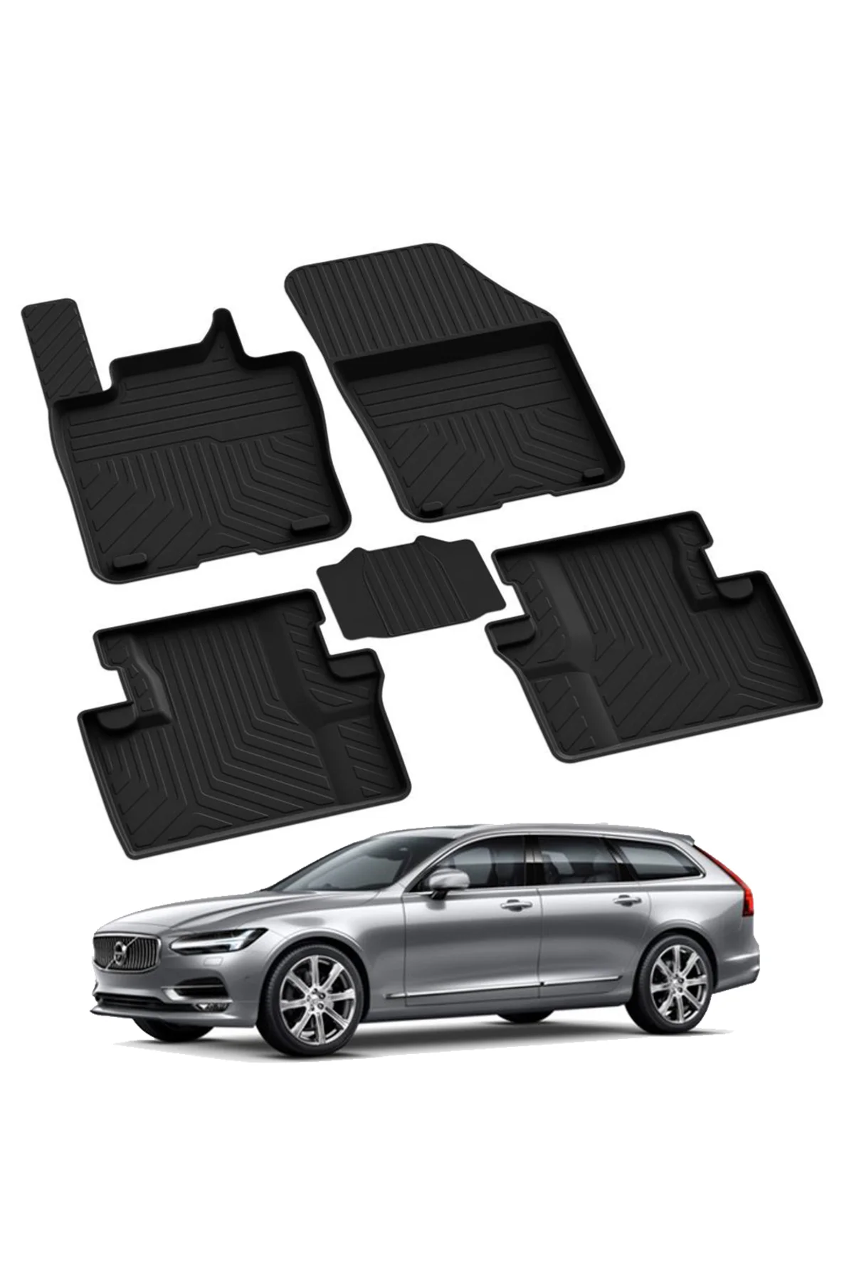 VOLVO V90 2020-2024 Model Yılları İçin Uyumlu Yeo 4D Havuzlu Paspas Takımı Fiyatı, Yorumları ve Özellikleri