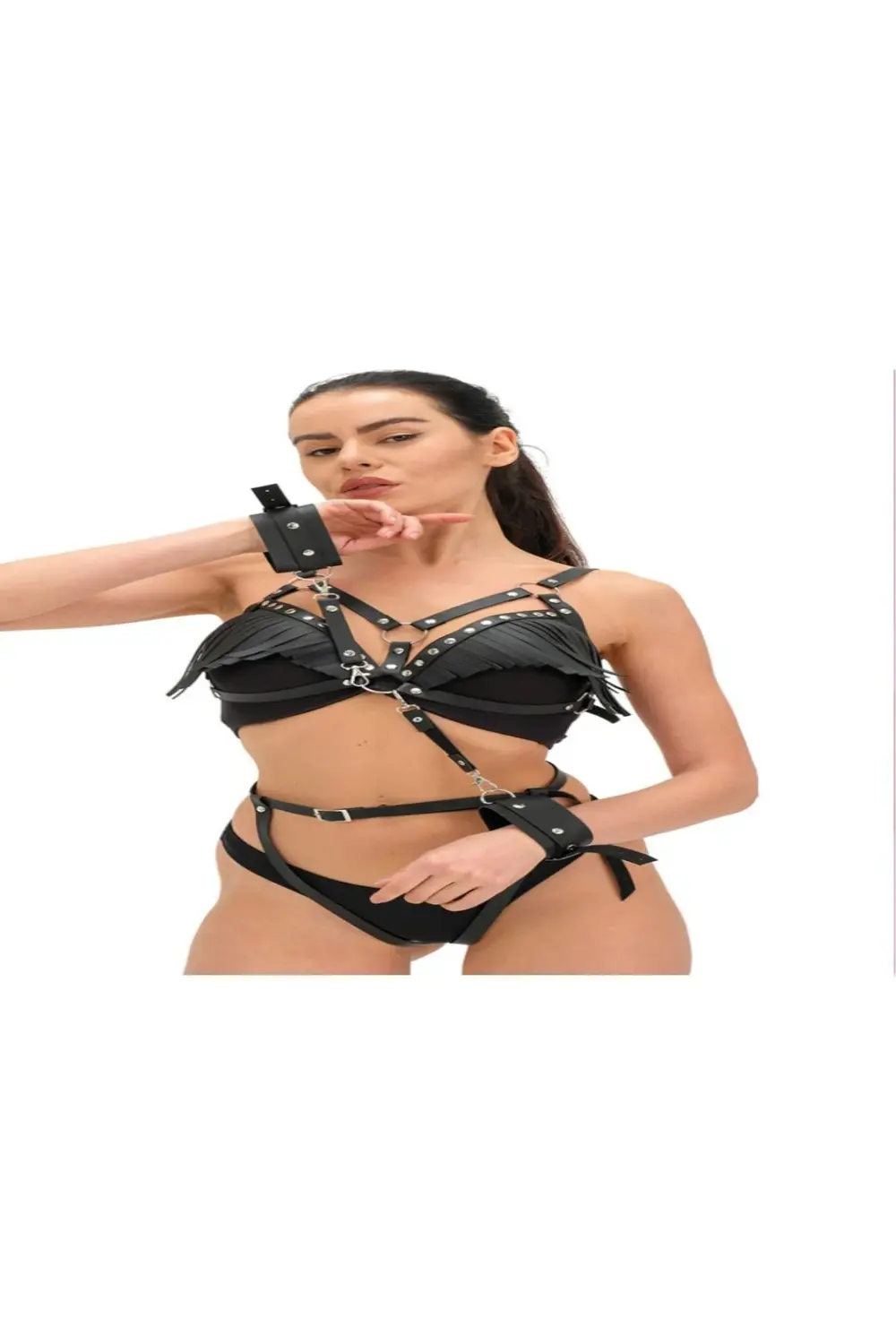 VONDA FANTEZİ DERİ &METAL SÜTYEN AKSESUAR